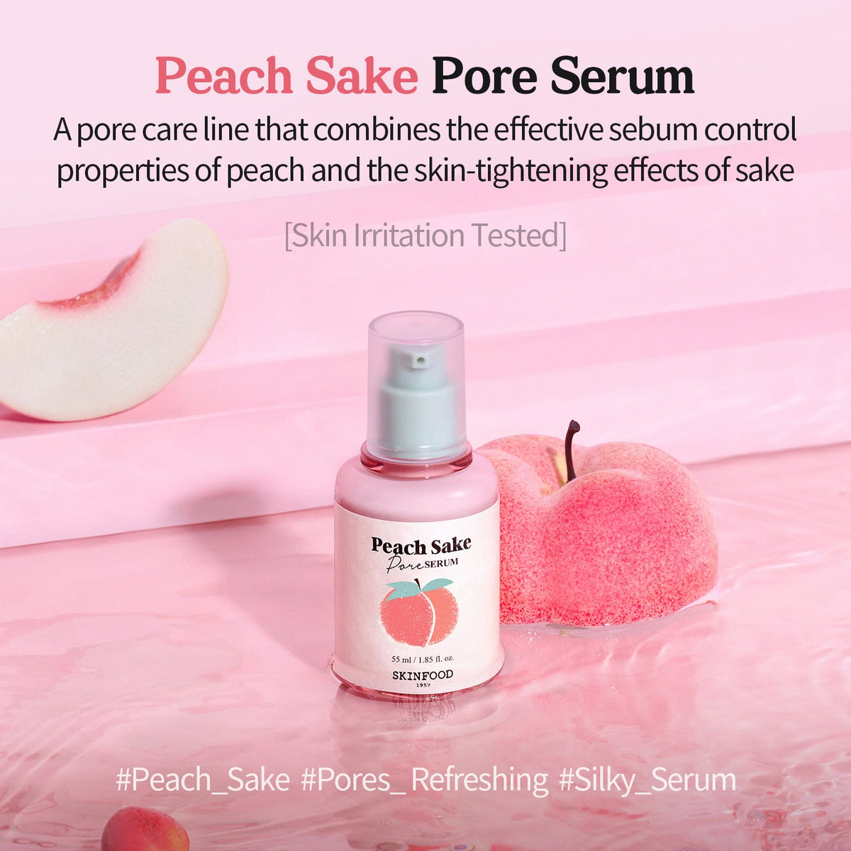 Peach Sake Pore Serum