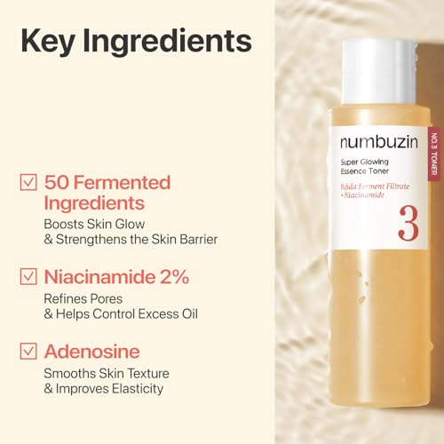numbuzin No.3 Super Glowing Essence Toner 6.76 fl oz