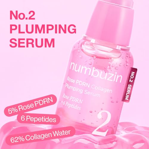 numbuzin No.2 Rose PDRN Collagen Plumping Serum 1.01 fl oz