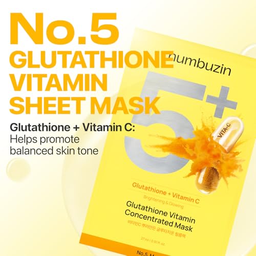 numbuzin No.5 Vitamin Spotlight Sheet Mask (5 Sheets)