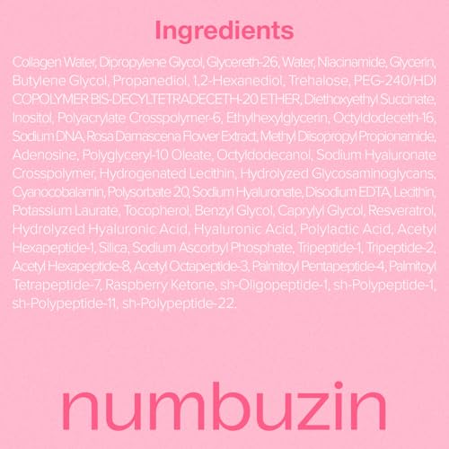 numbuzin No.2 Rose PDRN Collagen Plumping Serum 1.01 fl oz