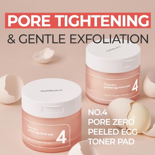 numbuzin No.4 Pore Zero Peeled Egg Toner Pads (70 Pads)