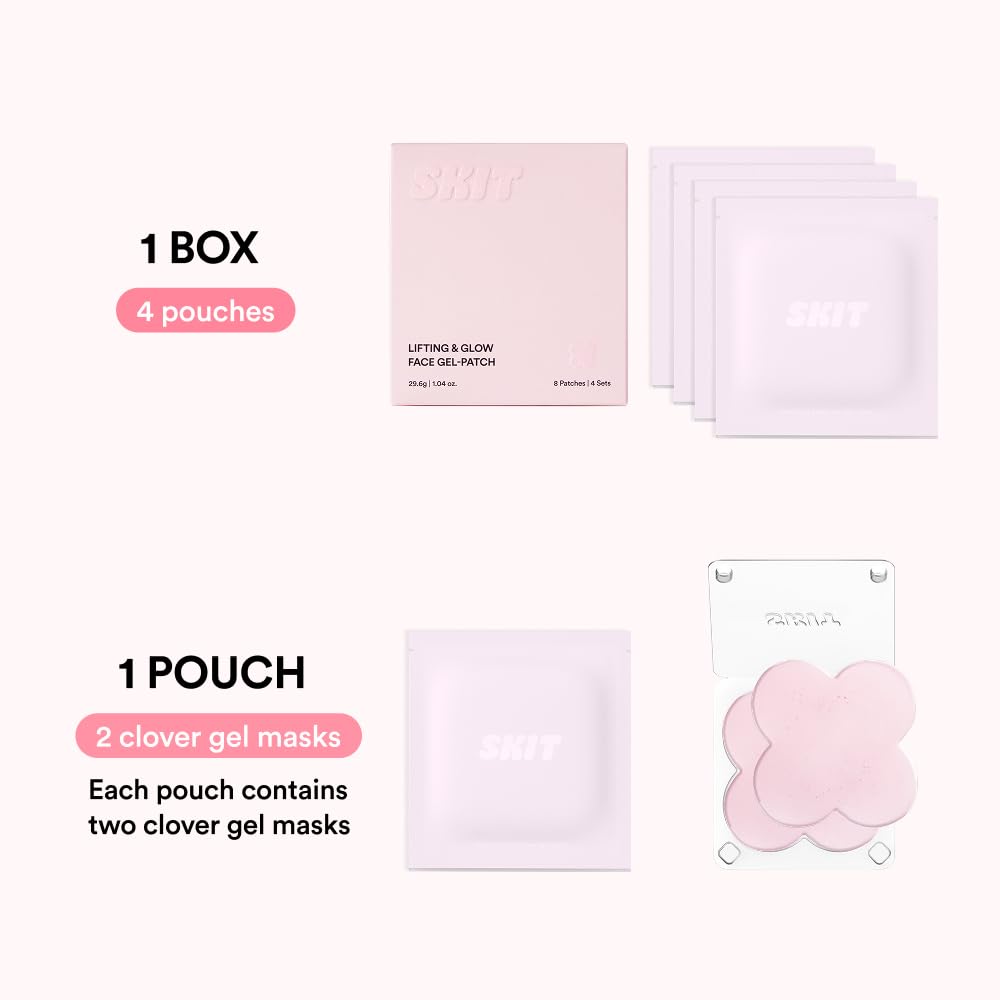 Lucky Clover Pink Collagen Gel Patch (8 patches)