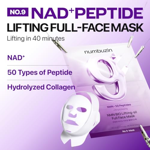 numbuzin No.9 NAD+ BIO Lifting Full Face Mask (4 Sheets)