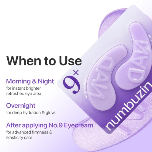 numbuzin No.9 NAD+ Collagen Eye Patches (10 Patches)