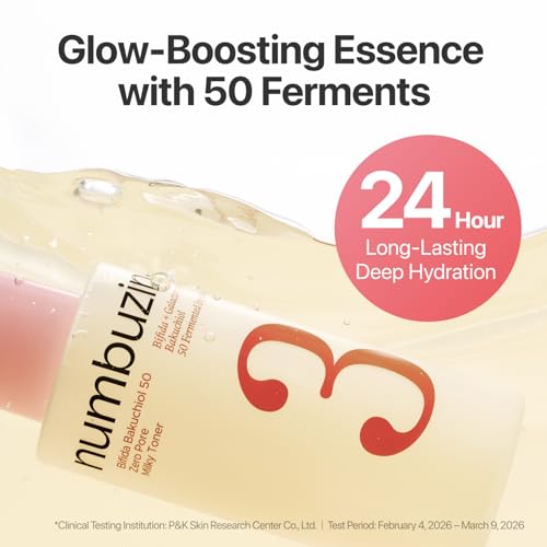 numbuzin No.3 Bifida Bakuchiol 50 Ferments Milky Toner 6.76 fl oz