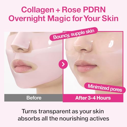 numbuzin No.2 Rose PDRN Overnight Collagen Mask (4 Sheets)
