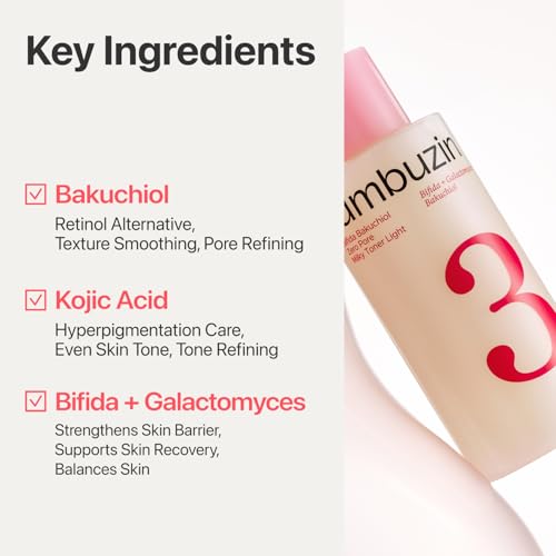 numbuzin No.3 Bifida Bakuchiol Zero Pore Milky Toner Light 6.76 fl oz