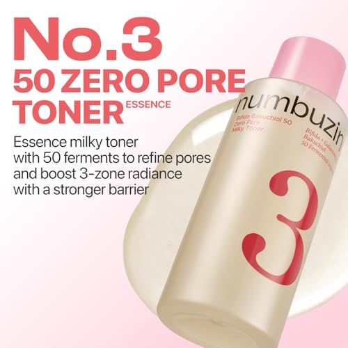 numbuzin No.3 Bifida Bakuchiol 50 Ferments Milky Toner 6.76 fl oz