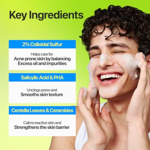 numbuzin Zero Blemish Clarifying 2% Sulfur Cleansing Foam 5.07 fl oz