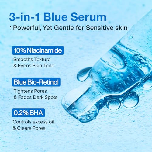 numbuzin No.3 Blue Bio-Retinol Pore Refining Serum 1.01 fl oz