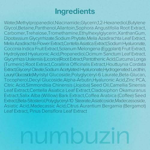 numbuzin No.1 Pantothenic B5 Hyaluronic Sheet Mask (5 Sheets)