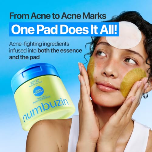 numbuzin Zero Blemish Azela Centella Balancing Dual Pads (60ea)