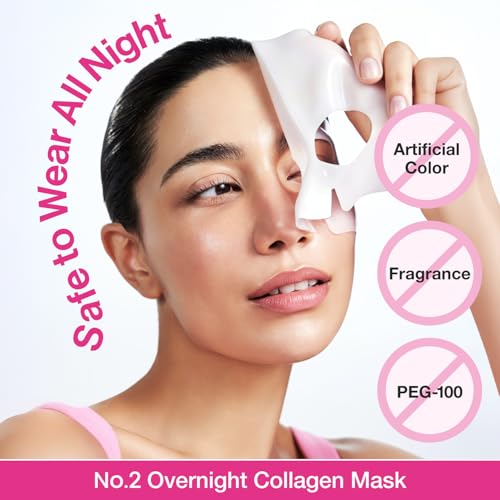 numbuzin No.2 Rose PDRN Overnight Collagen Mask (4 Sheets)