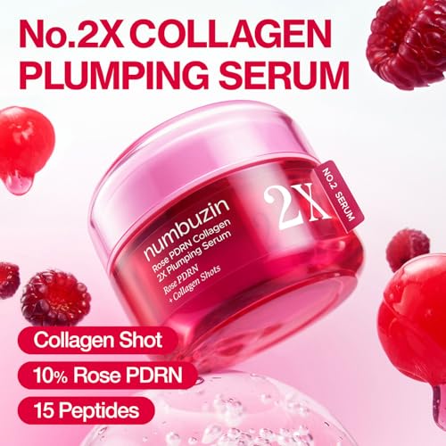 numbuzin No.2X Rose PDRN Collagen Spicule Serum 1.01 fl oz