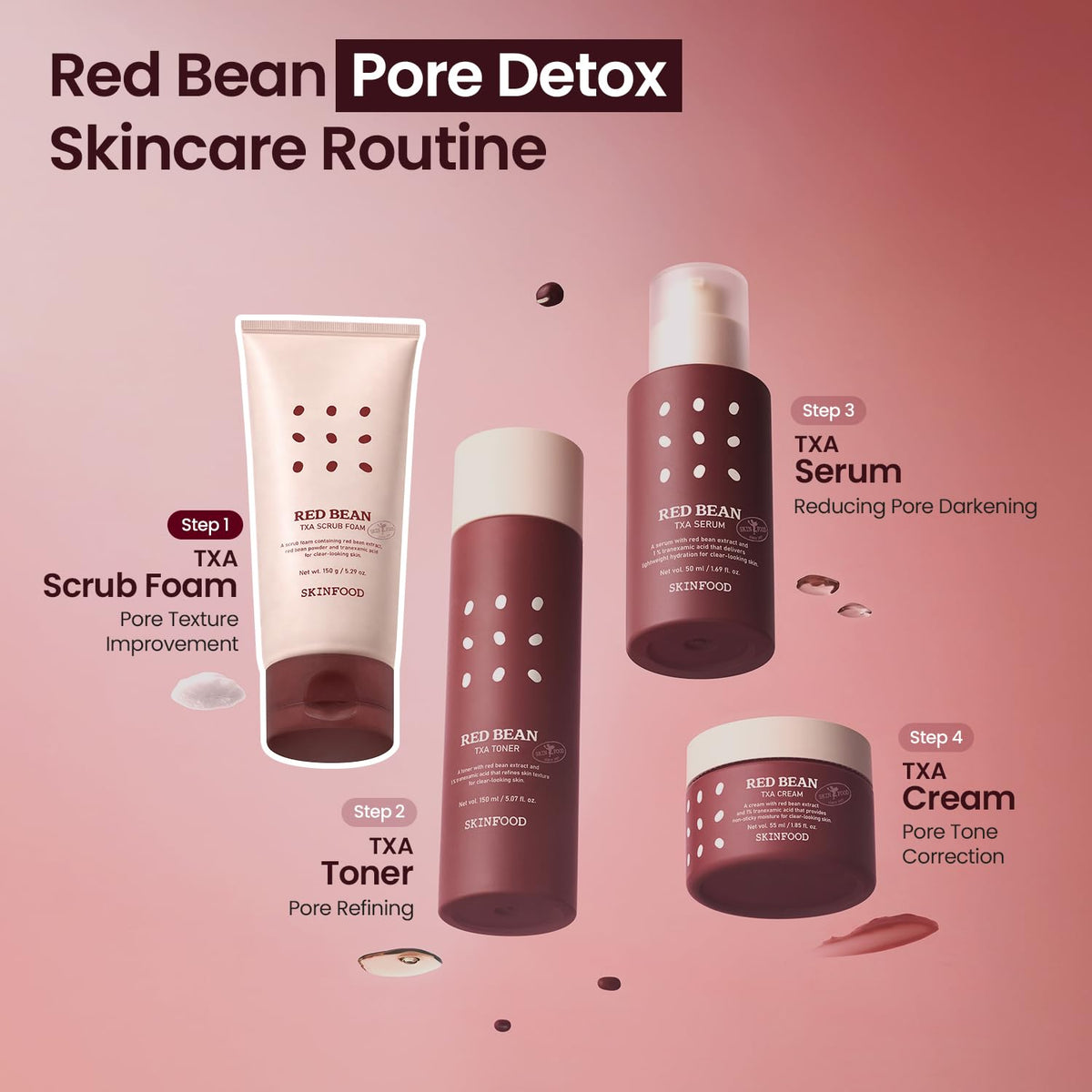 Red Bean Scrub Foam Cleanser