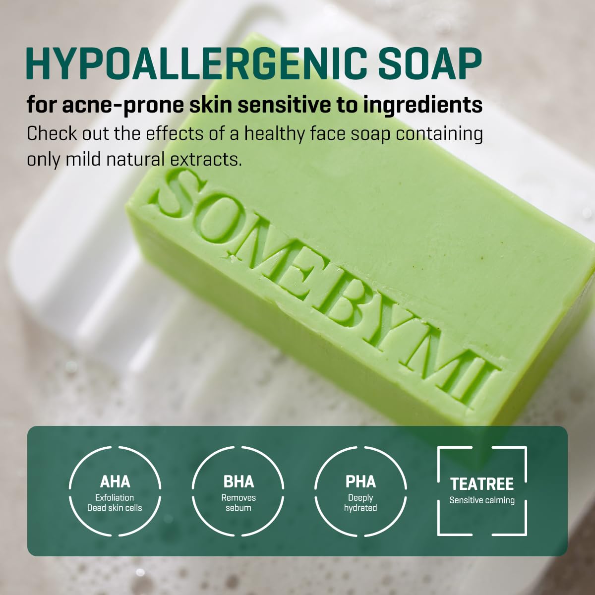 AHA BHA PHA 30 Days Miracle Cleansing Bar 3.73oz
