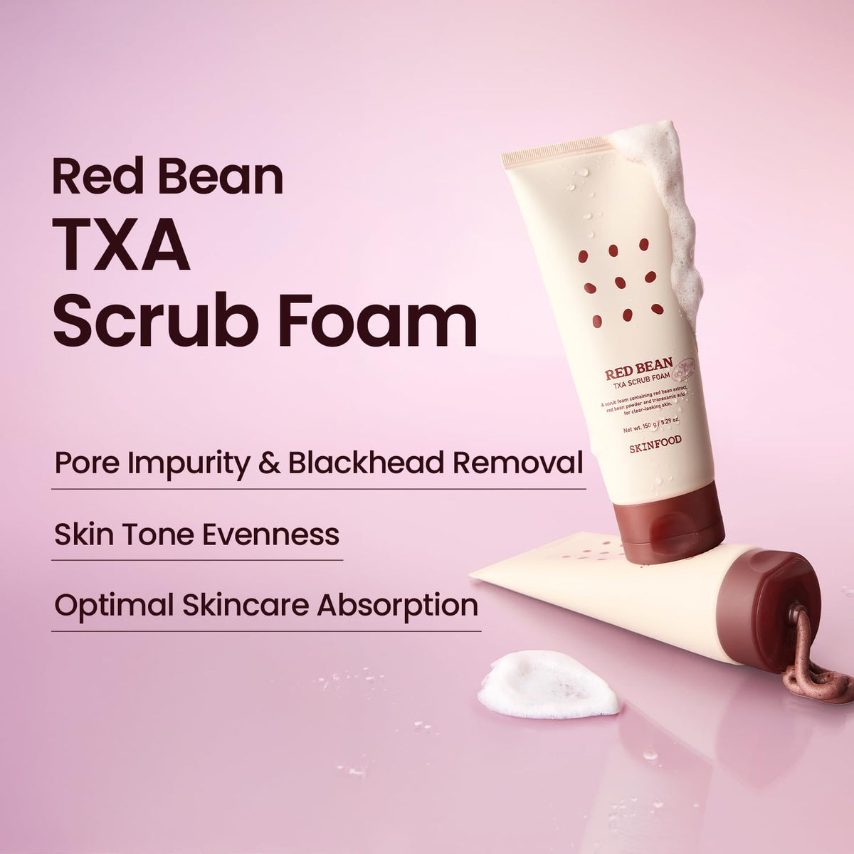 Red Bean Scrub Foam Cleanser