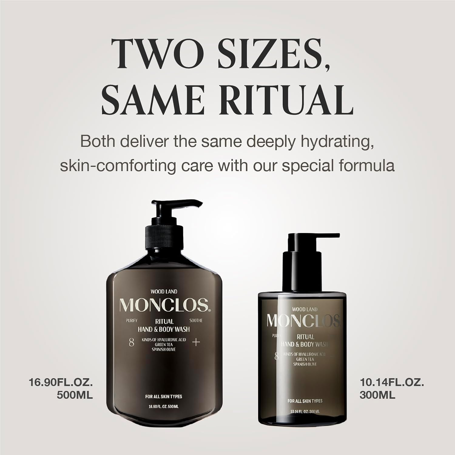 Hydrating Hand & Body Wash 16.9 fl oz | pH-Balanced Cleanser with Olive Oil, Hyaluronic Acid & Ceramides