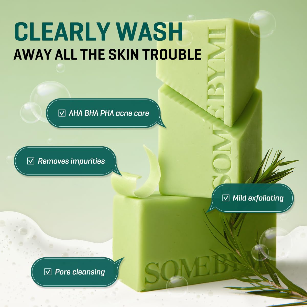 AHA BHA PHA 30 Days Miracle Cleansing Bar 3.73oz