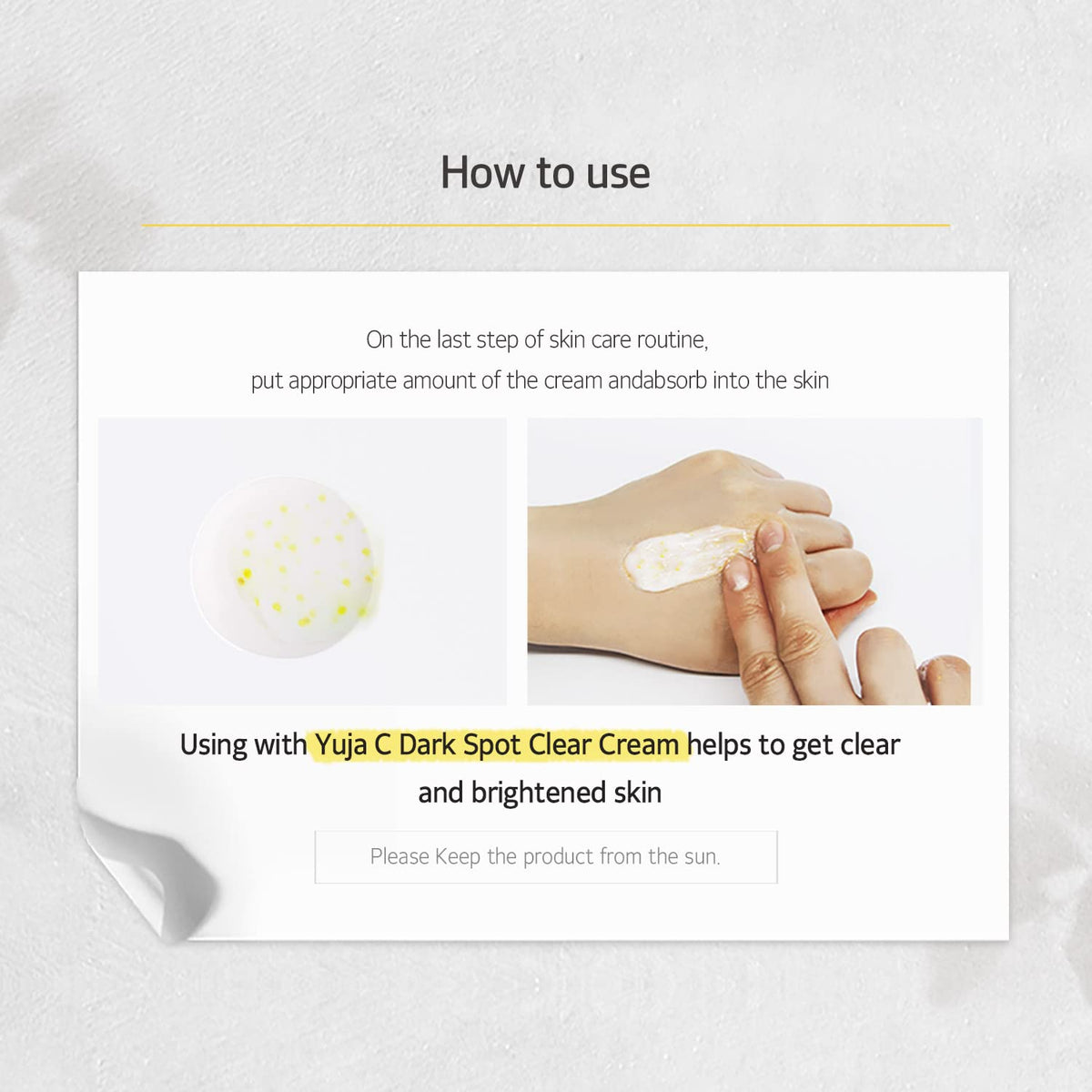 Yuja C Dark Spot Clear Cream