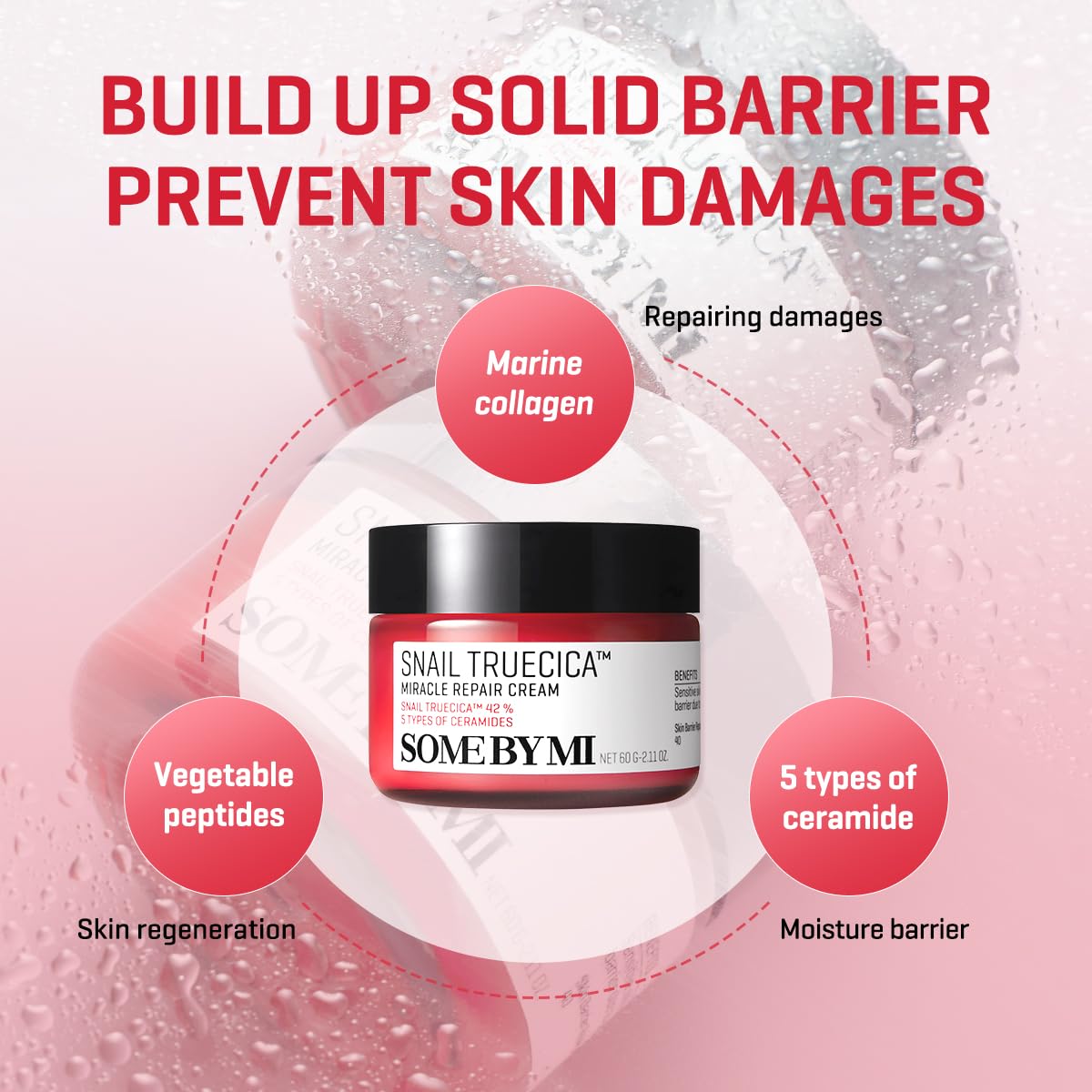 Snail Truecica Miracle Repair Cream 2.02oz