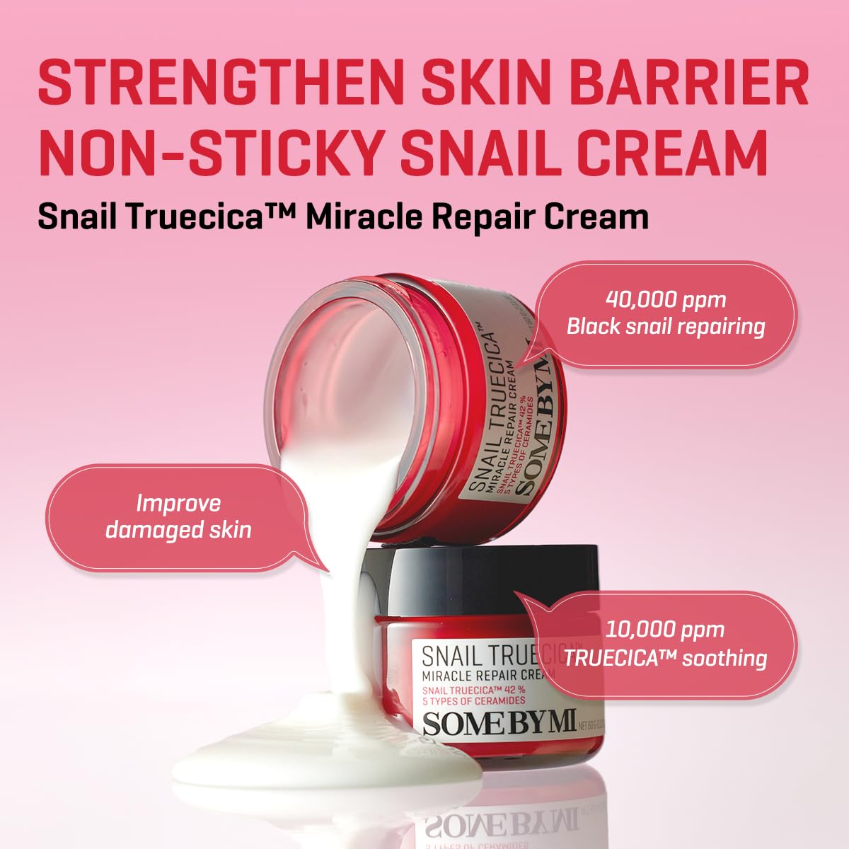 Snail Truecica Miracle Repair Cream 2.02oz