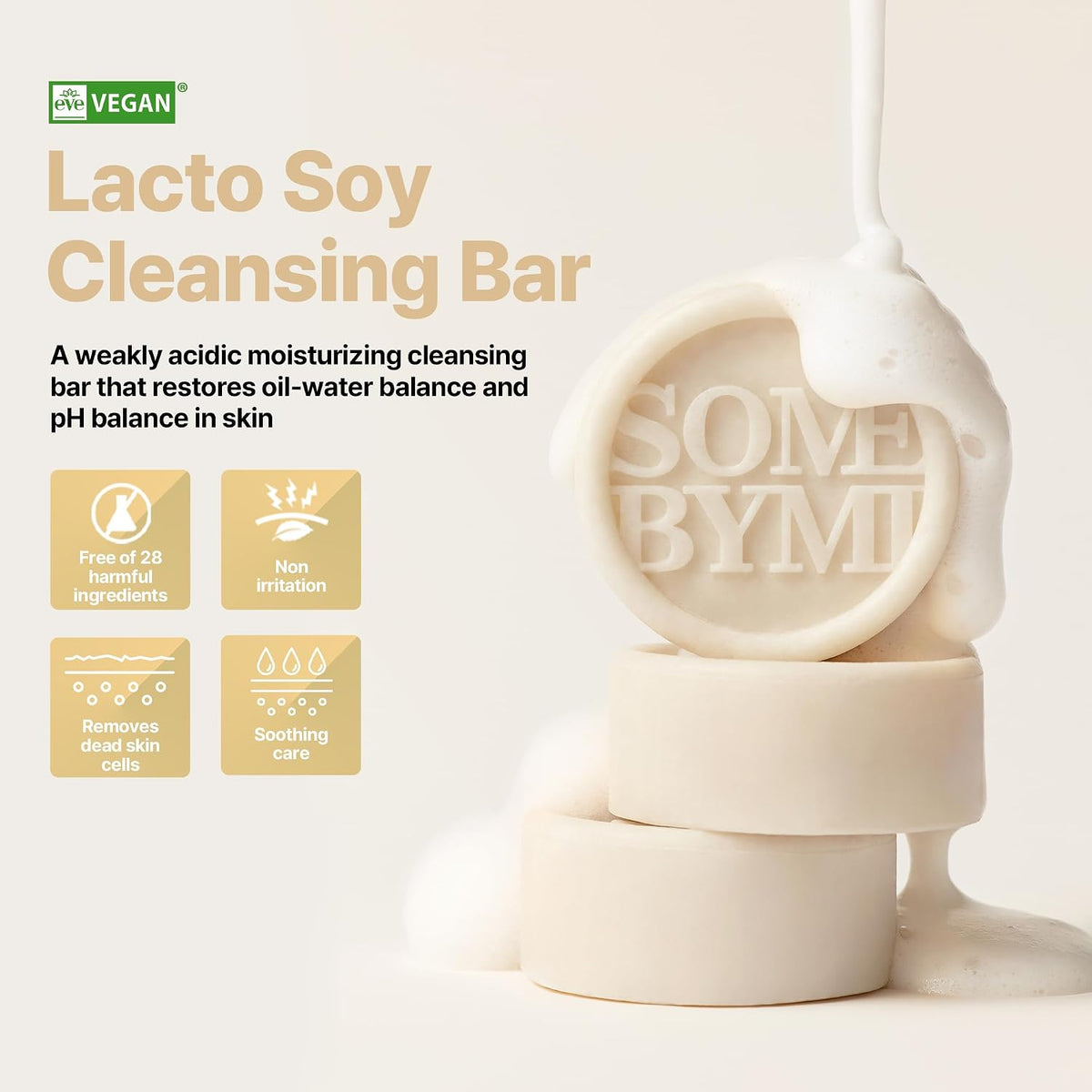 Lacto Soy Low pH Morning Cleansing Bar 3.17oz