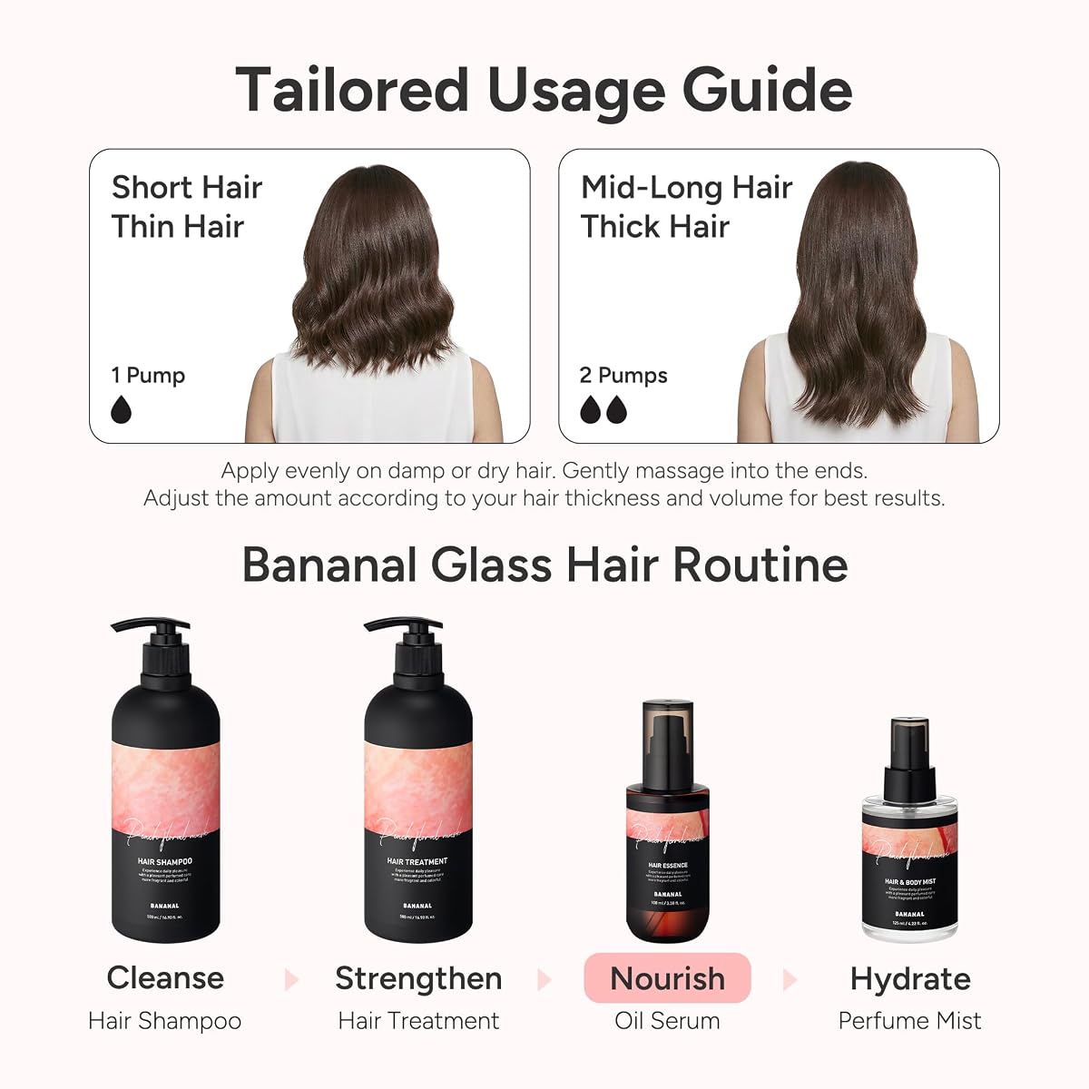 Perfumed Hair Essence Oil - Peach Floral Musk 3.38 fl oz