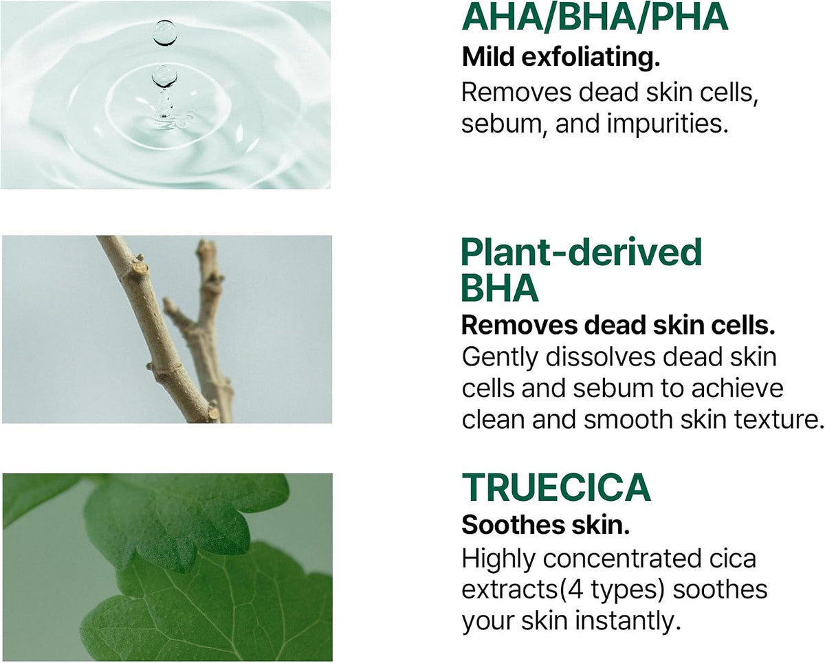 AHA BHA PHA 30 Days Miracle Truecica Clear Pad 70ct