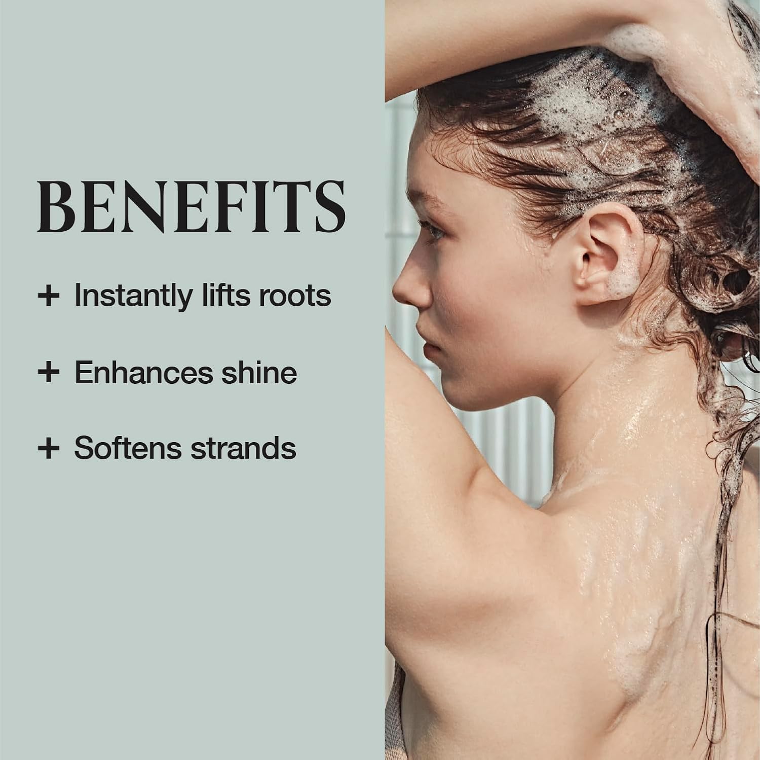 Velvet Shampoo 16.9 fl oz - Volume Shampoo for Fine and Thinning Hair Sulfate-Free Peptide-Infused Formula for Soft Shiny Hair and Root Volumizing