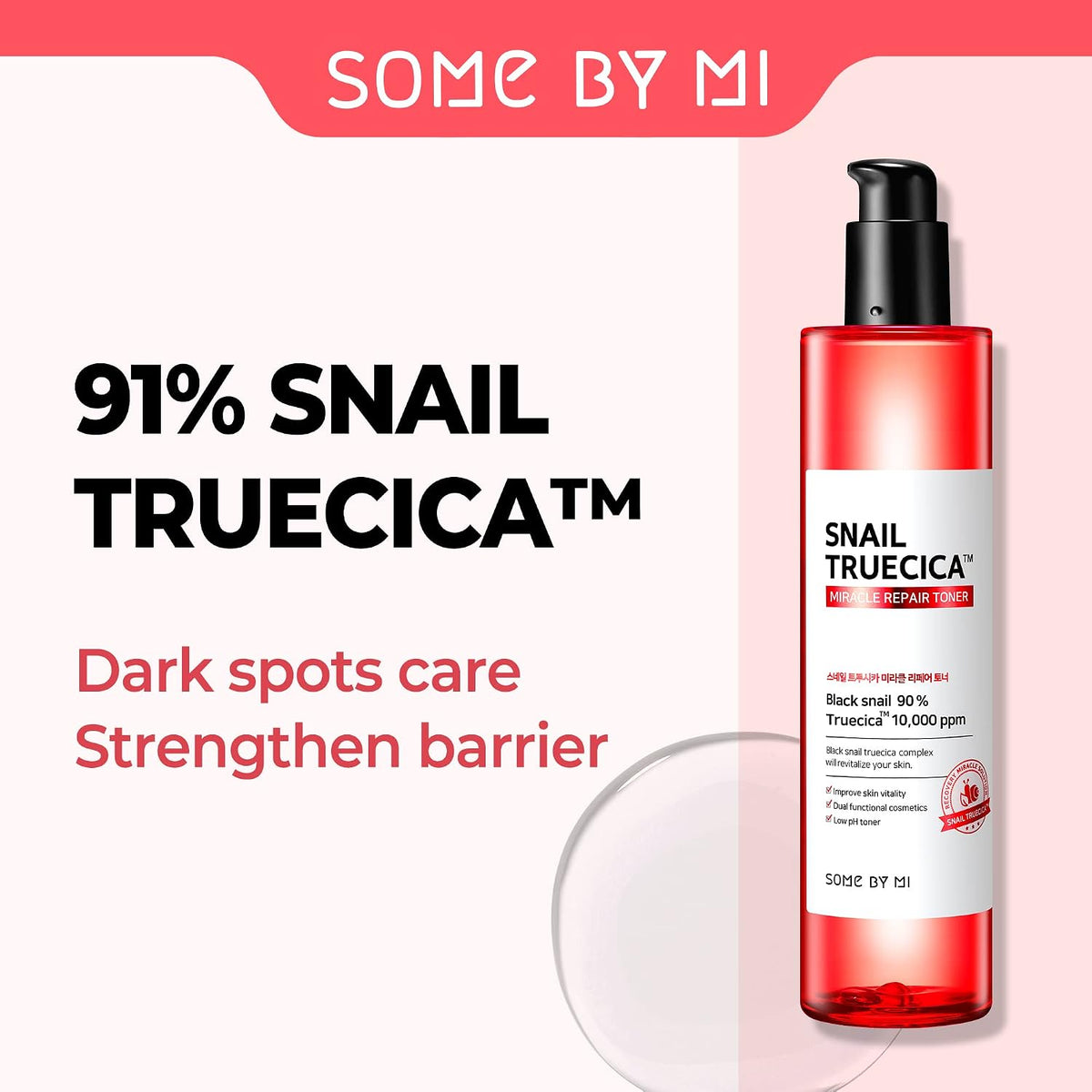 Snail Truecica Miracle Repair Toner 4.6oz
