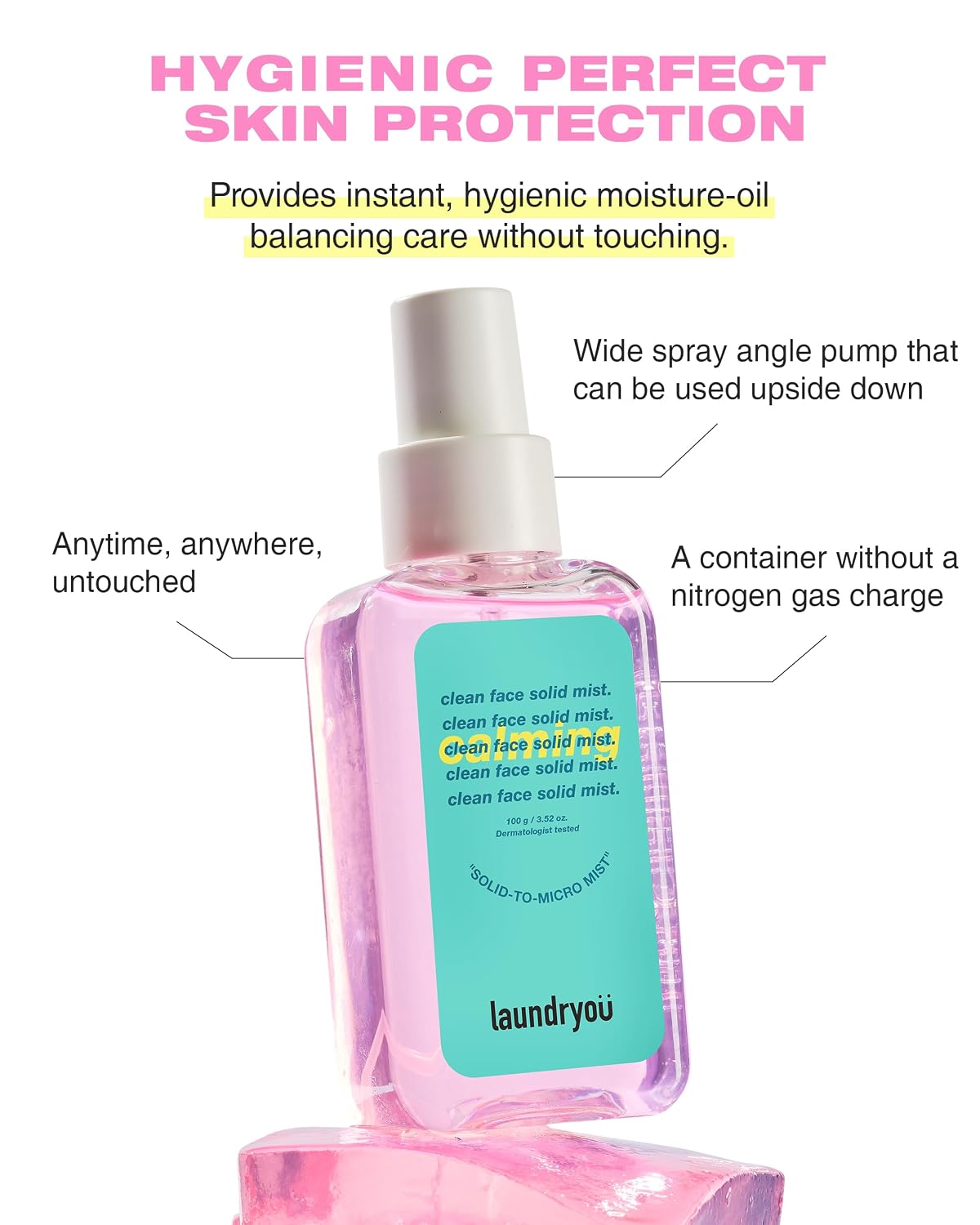 LAUNDRYOU Hydrating Jelly Mist Facial Spray with Probiotics 3.38 fl oz