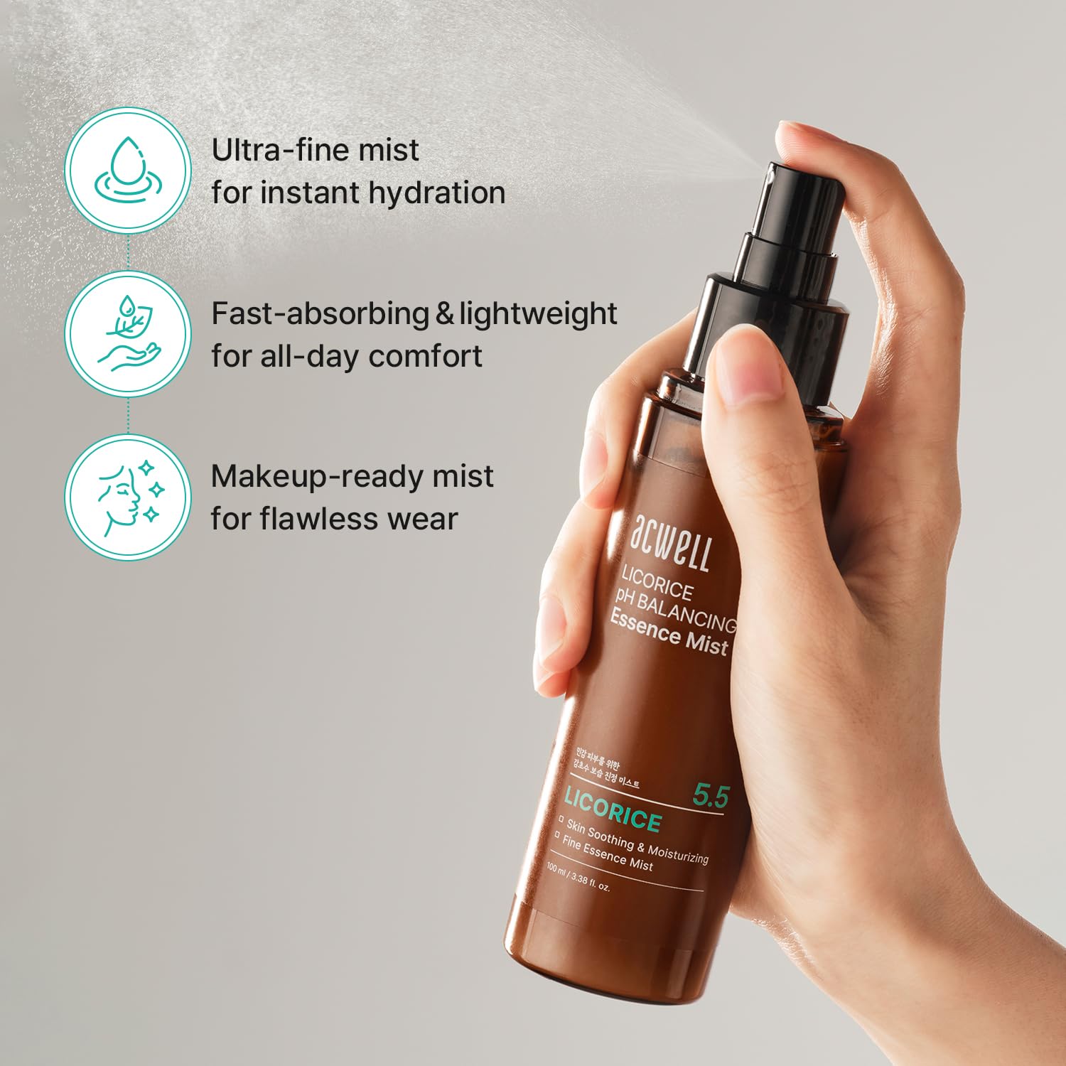 Licorice pH Balancing Essence Hydrating Face Mist 3.38oz