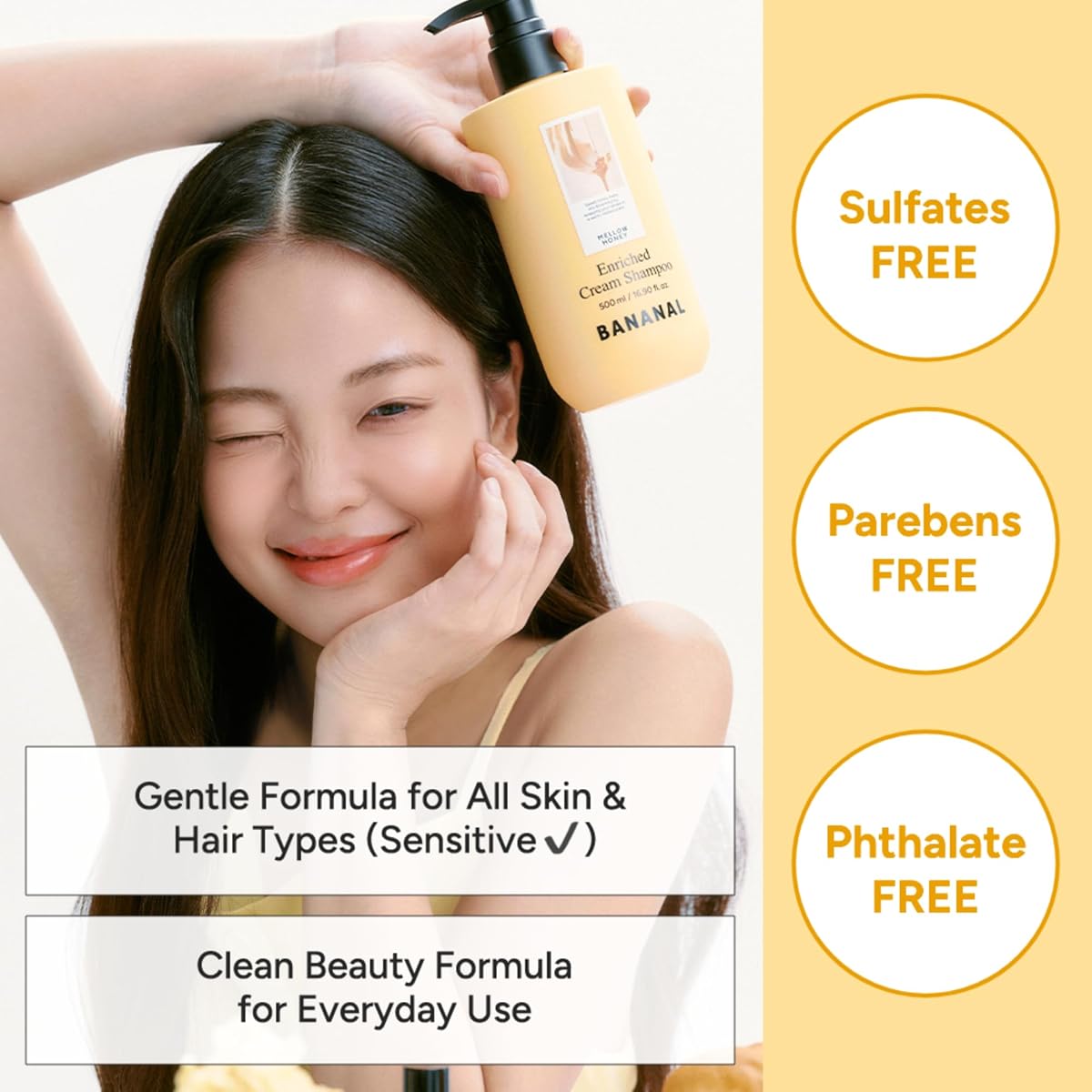 Enriched Cream Shampoo - Mellow Honey 16.9 fl oz
