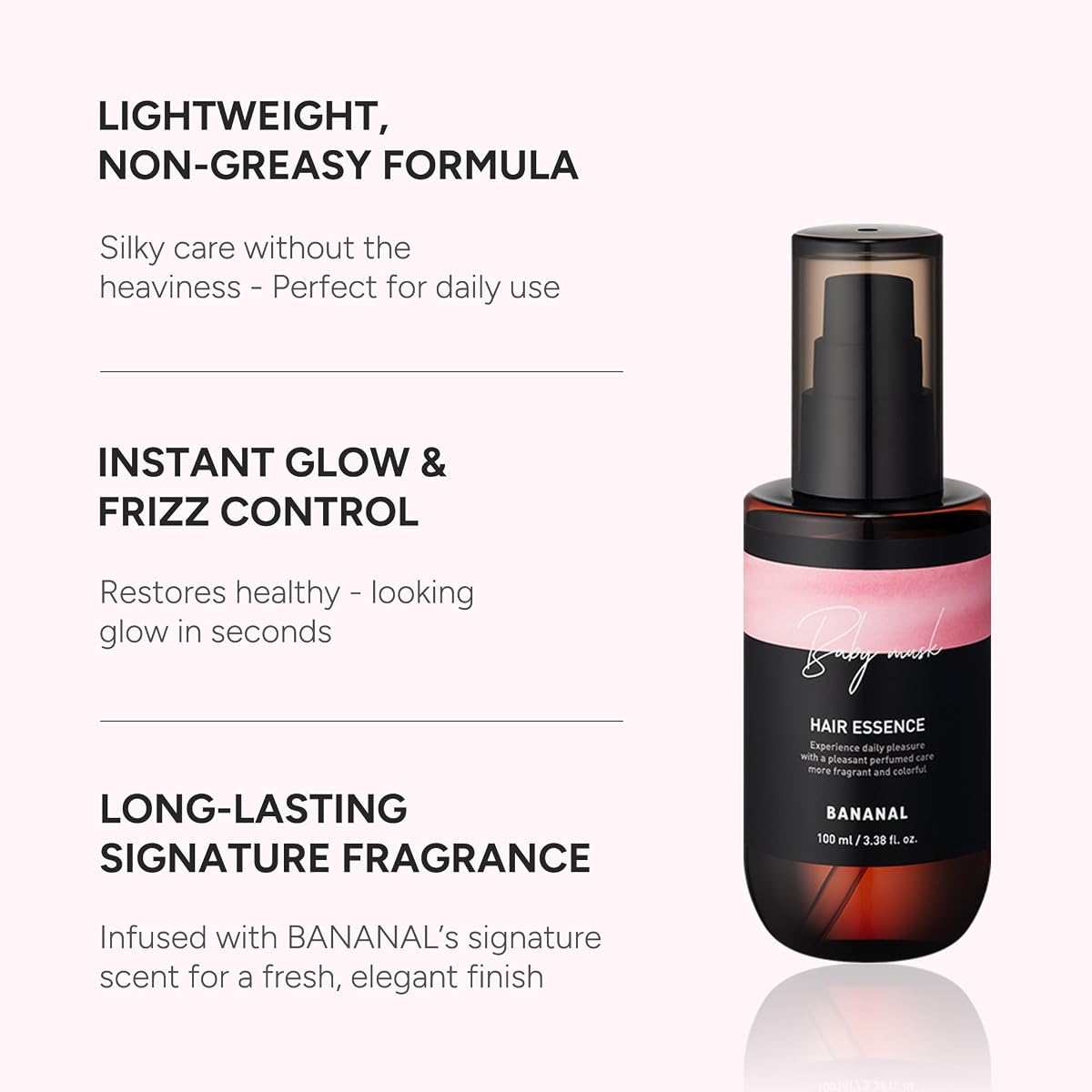Perfumed Hair Essence Oil - Baby Powder Musk 3.38 fl oz
