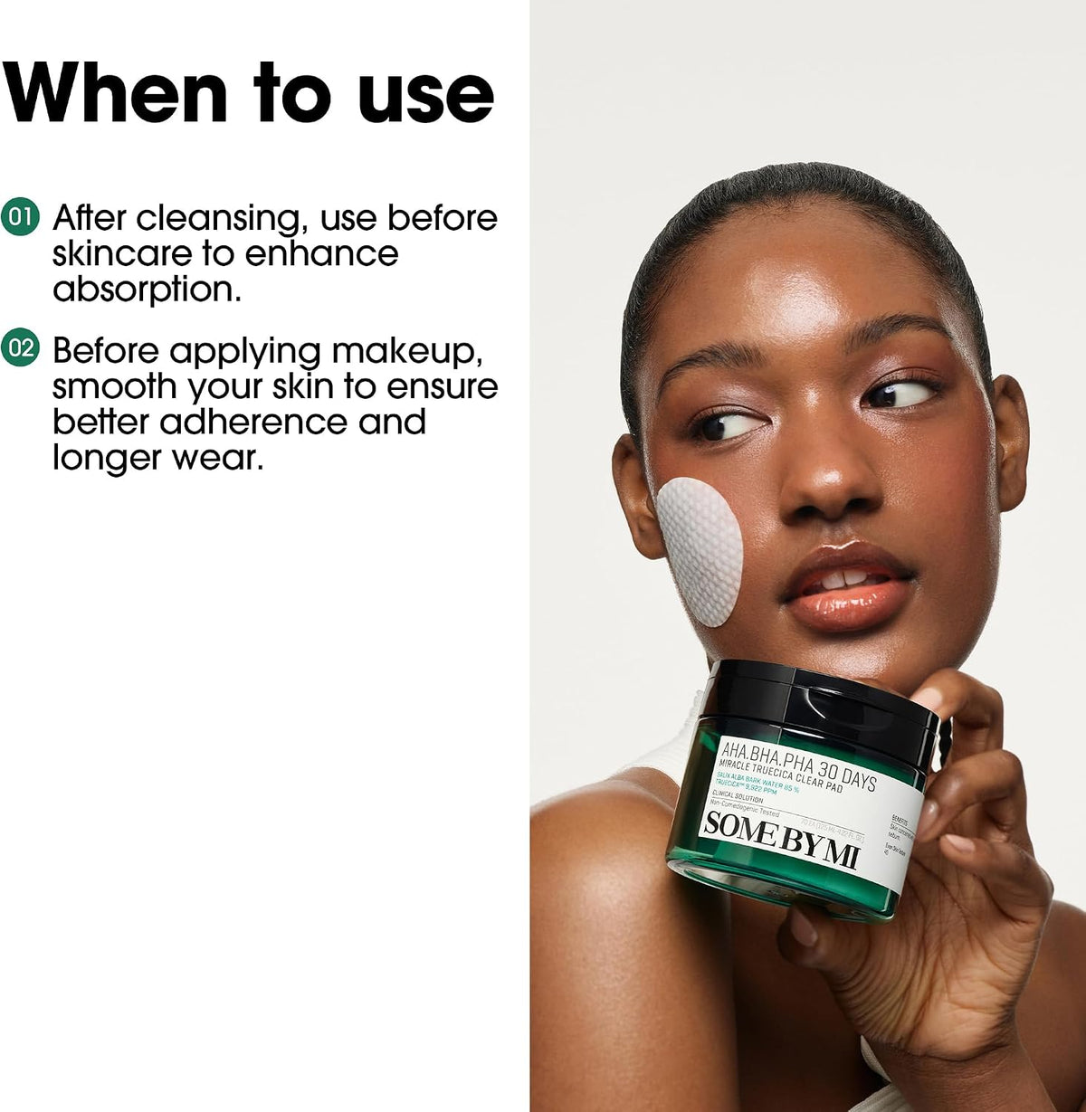 AHA BHA PHA 30 Days Miracle Truecica Clear Pad 70ct
