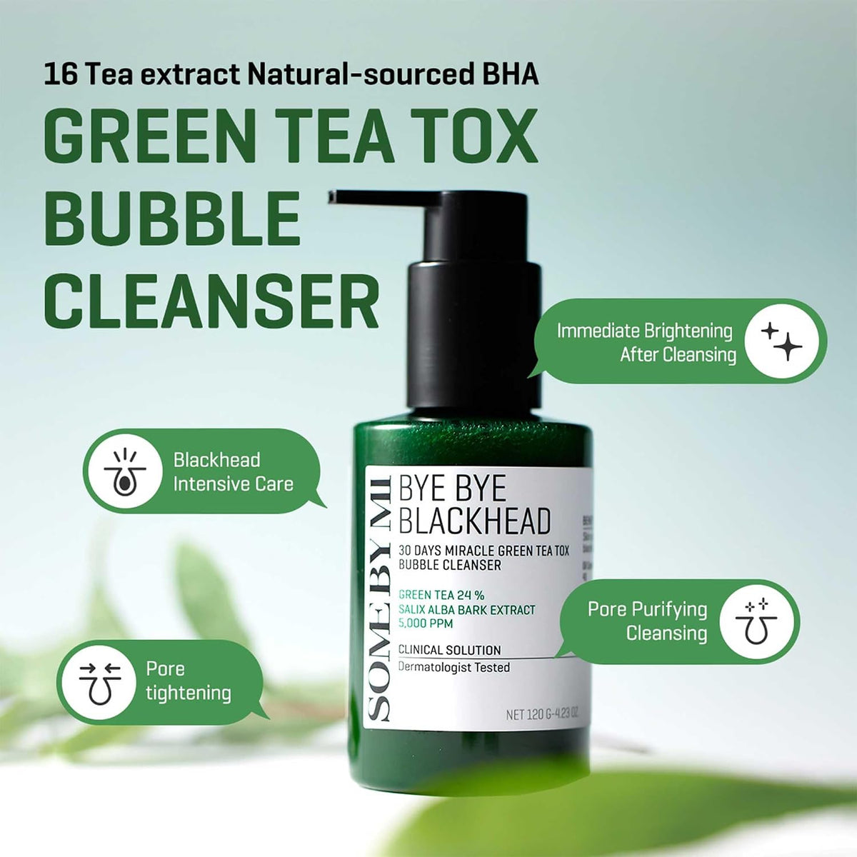 Bye Bye Blackhead 30 Days Miracle Bubble Cleanser 4.23oz