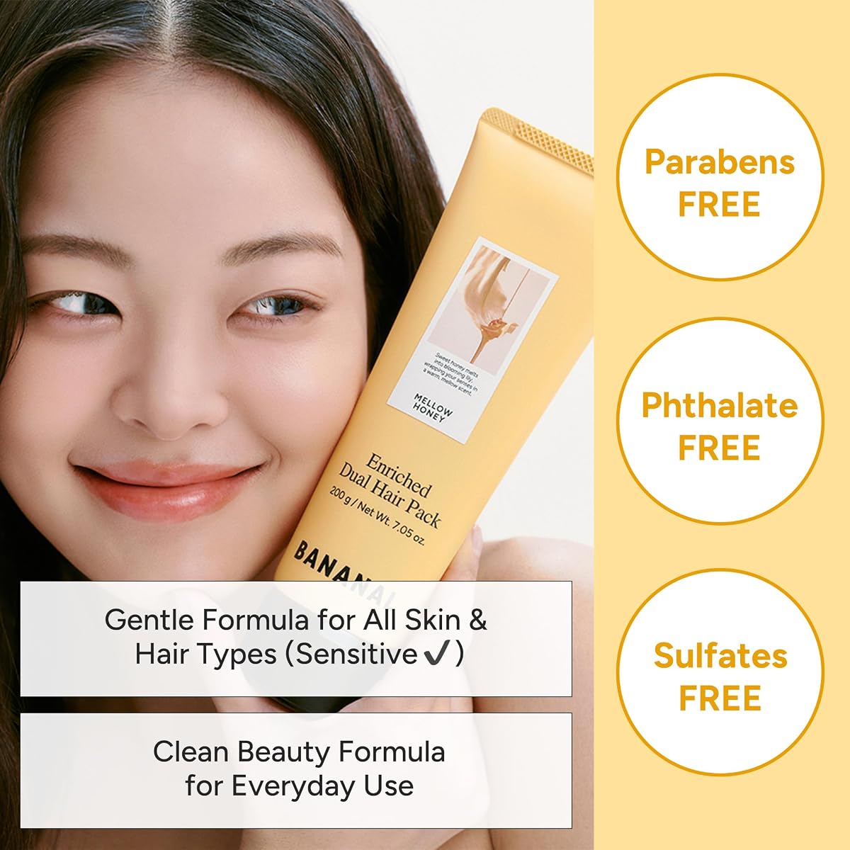 Enriched Dual Hair Pack - Mellow Honey 7.05 oz