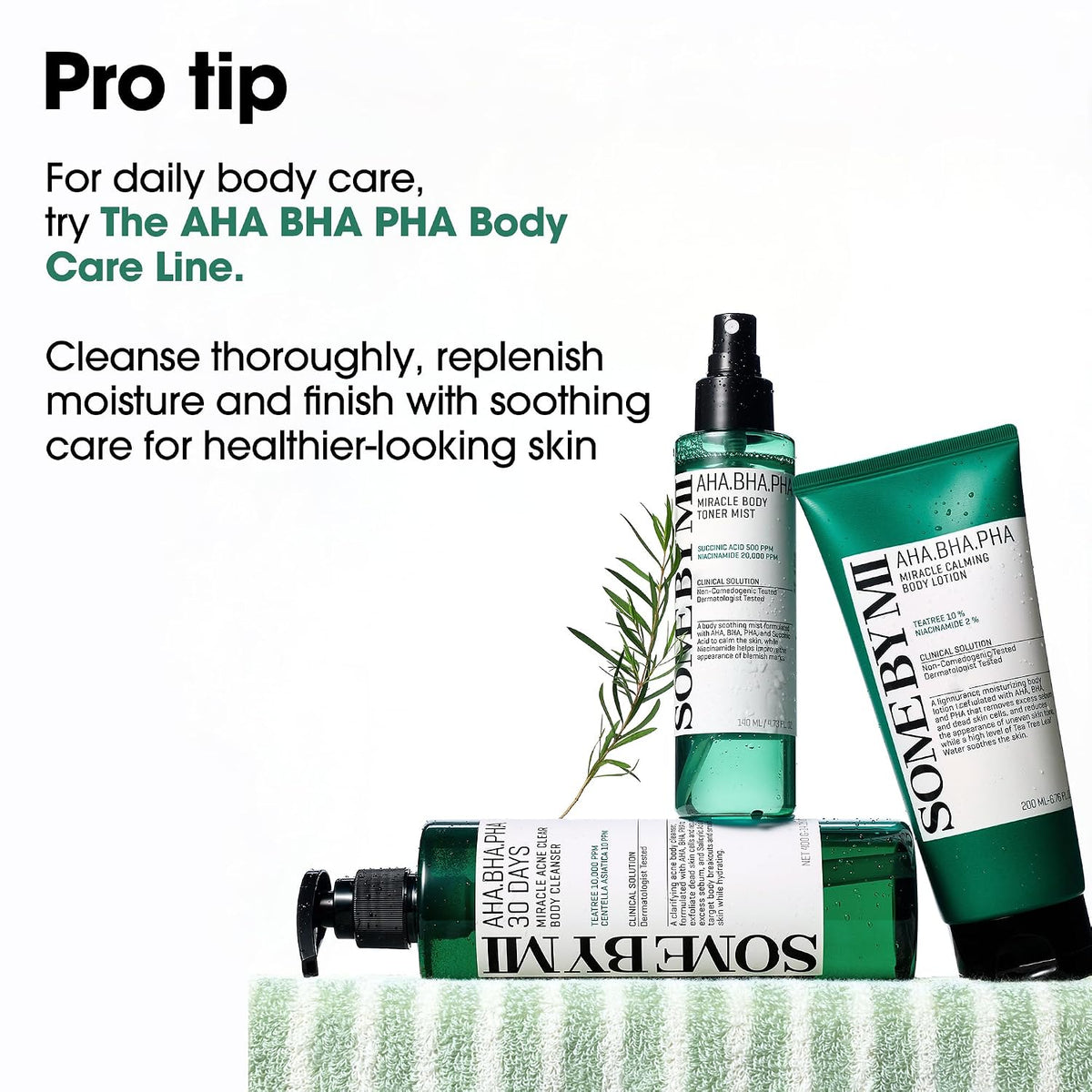 AHA BHA PHA Miracle Calming Body Lotion 6.76oz