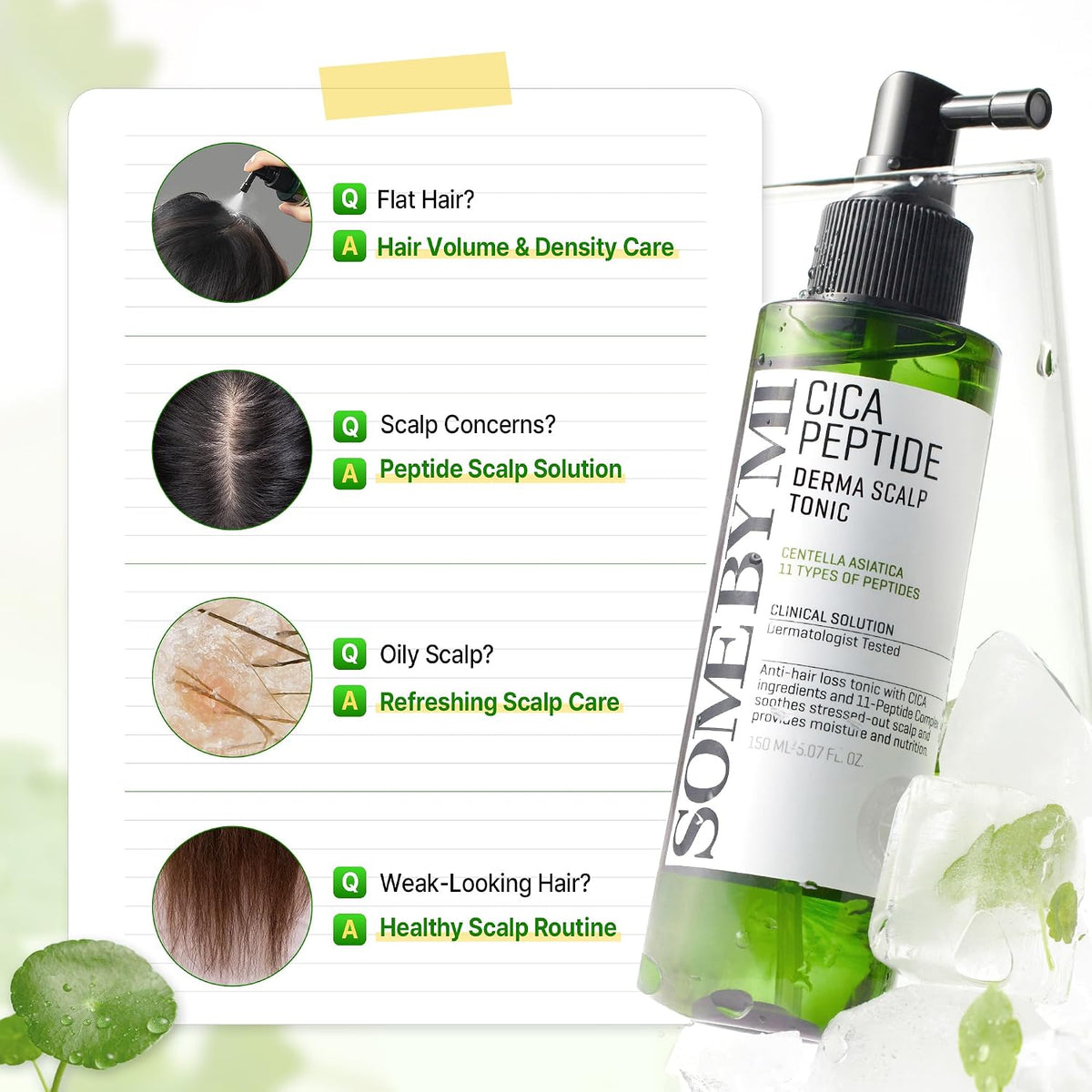 Cica Peptide Derma Scalp Tonic 5.07 fl oz