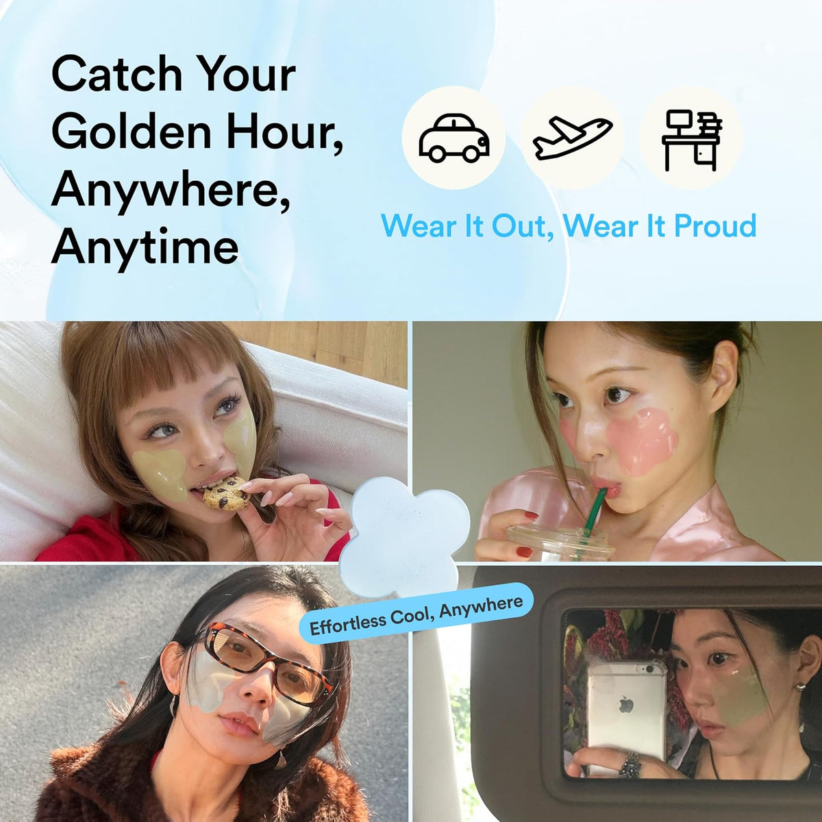 Lucky Clover Blue Hydrating Gel Patch (8 patches)