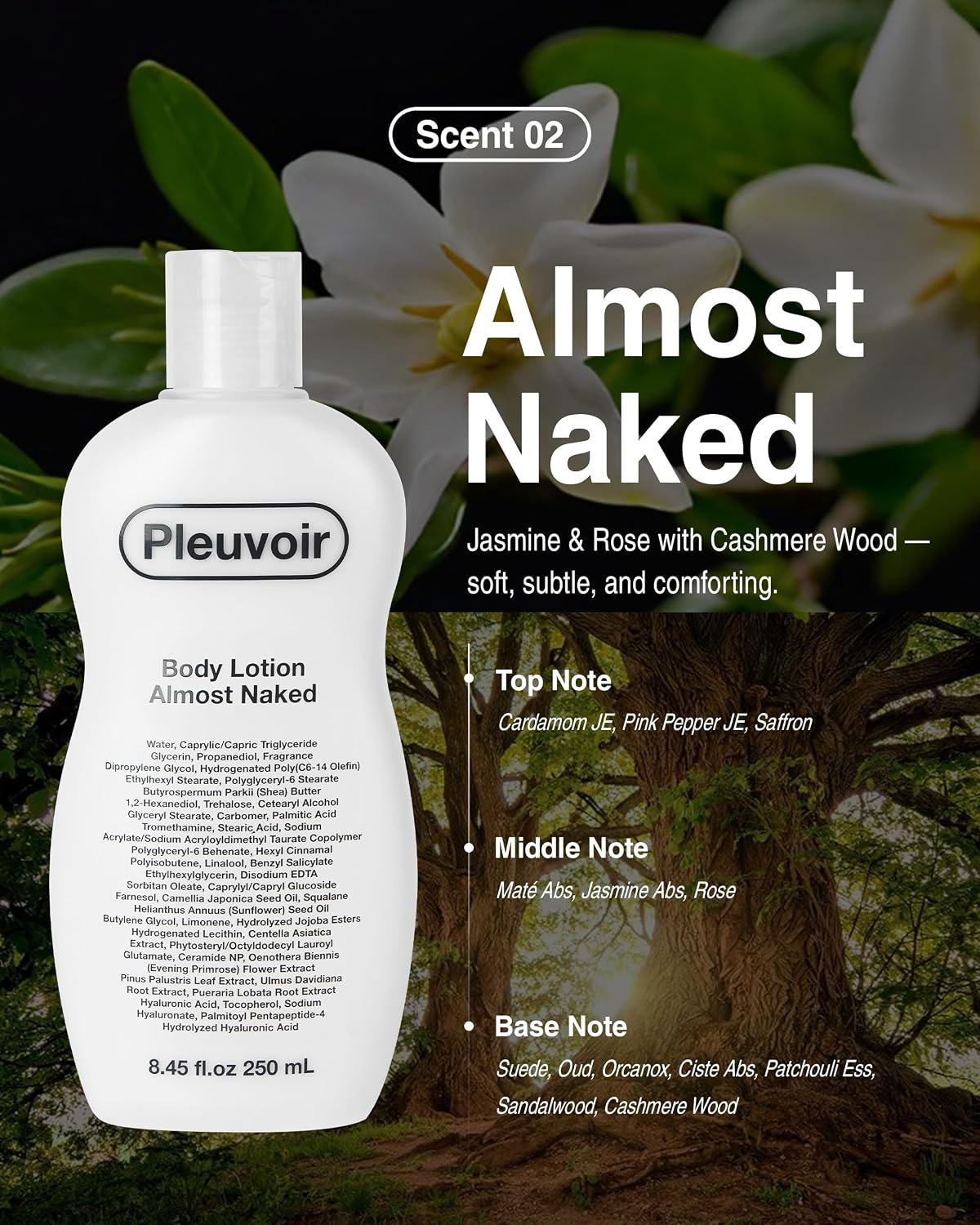 Pleuvoir Almost Naked Body Lotion 8.45 fl.oz