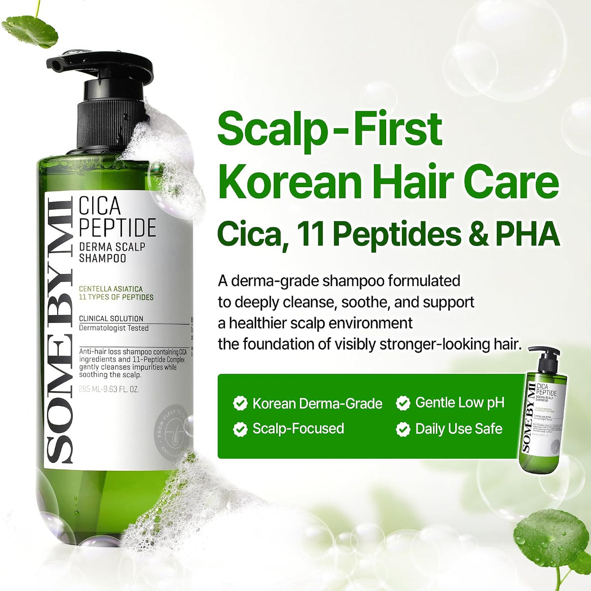 Cica Peptide Derma Scalp Shampoo 9.64 fl oz