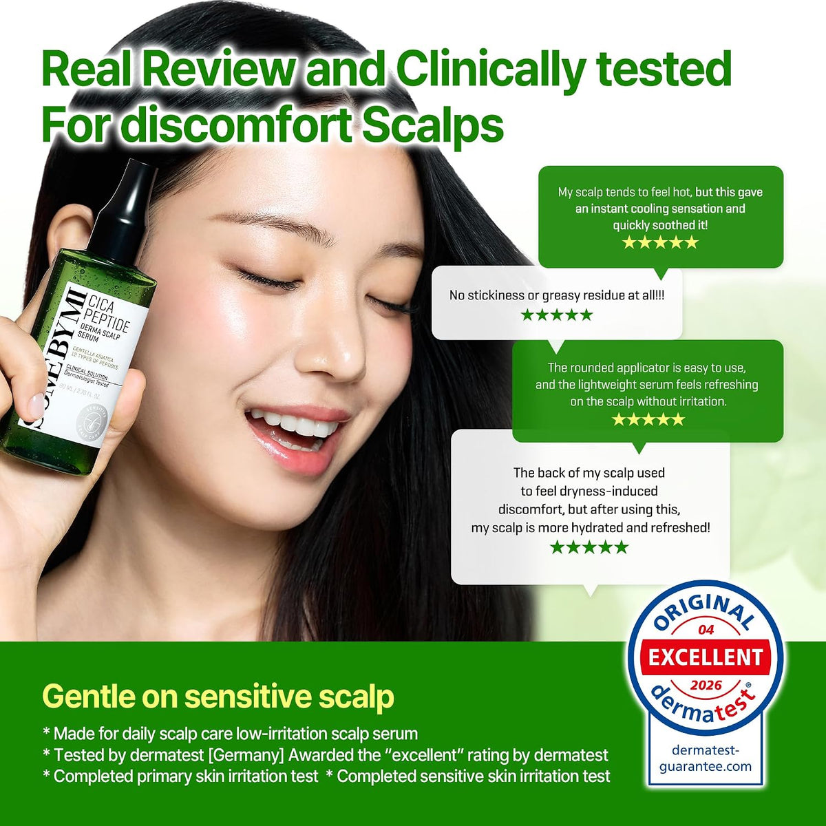 Cica Peptide Anti Hair Loss Derma Scalp Serum 2.7 fl oz