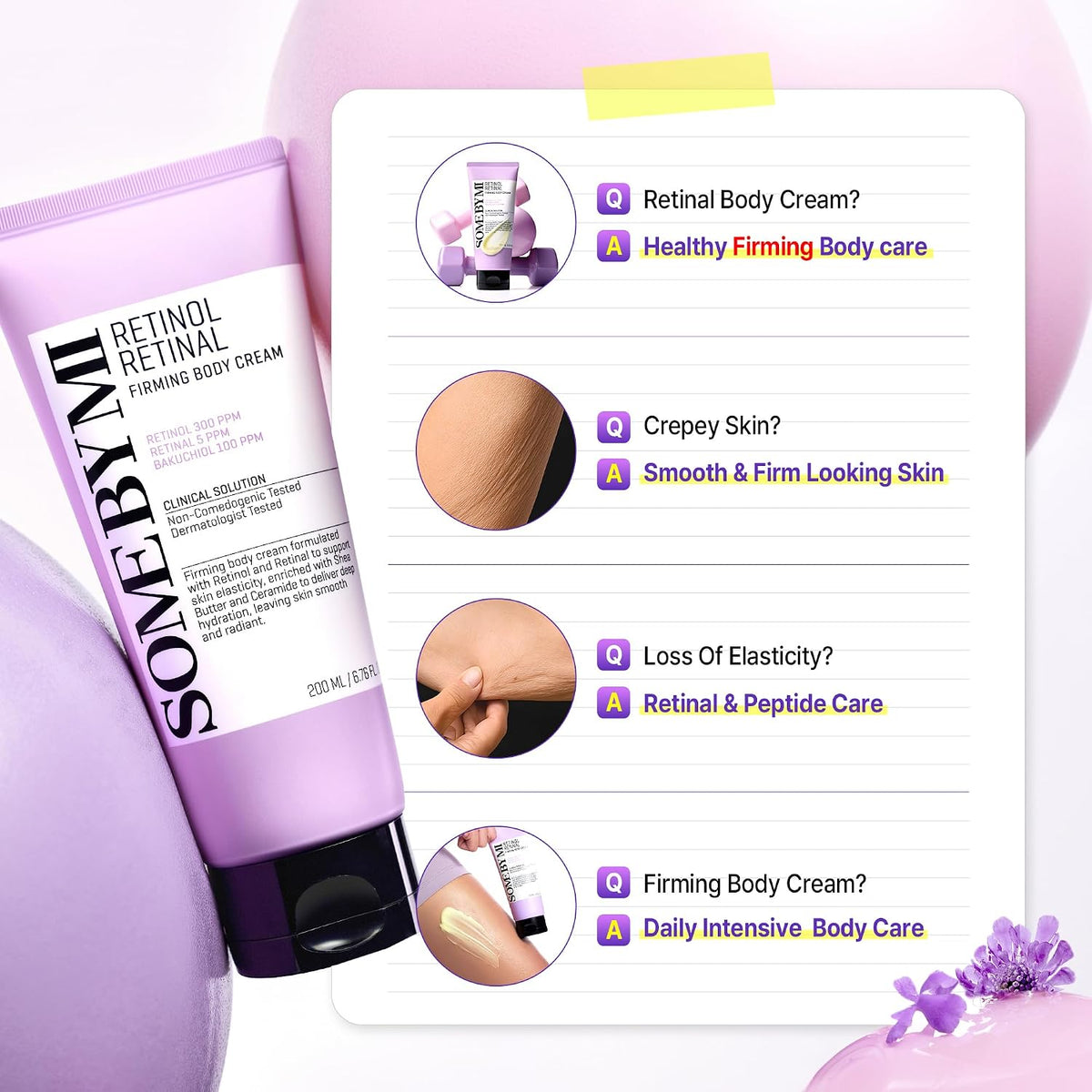 Retinol Retinal Firming Body Cream 6.76 fl oz