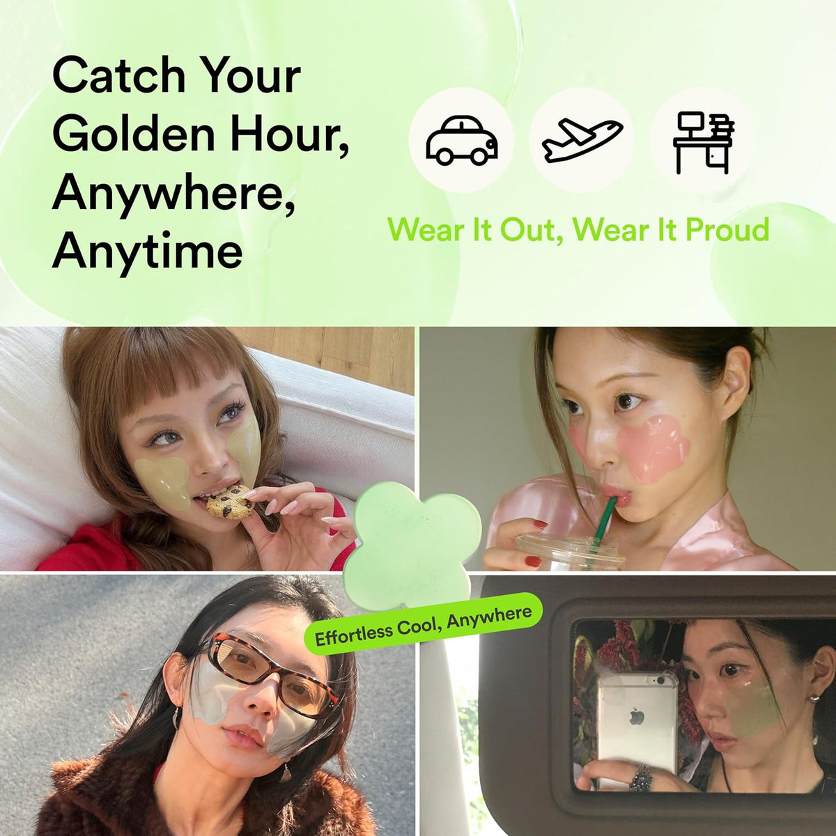 Lucky Clover Green Cica Gel Patch (8 patches)