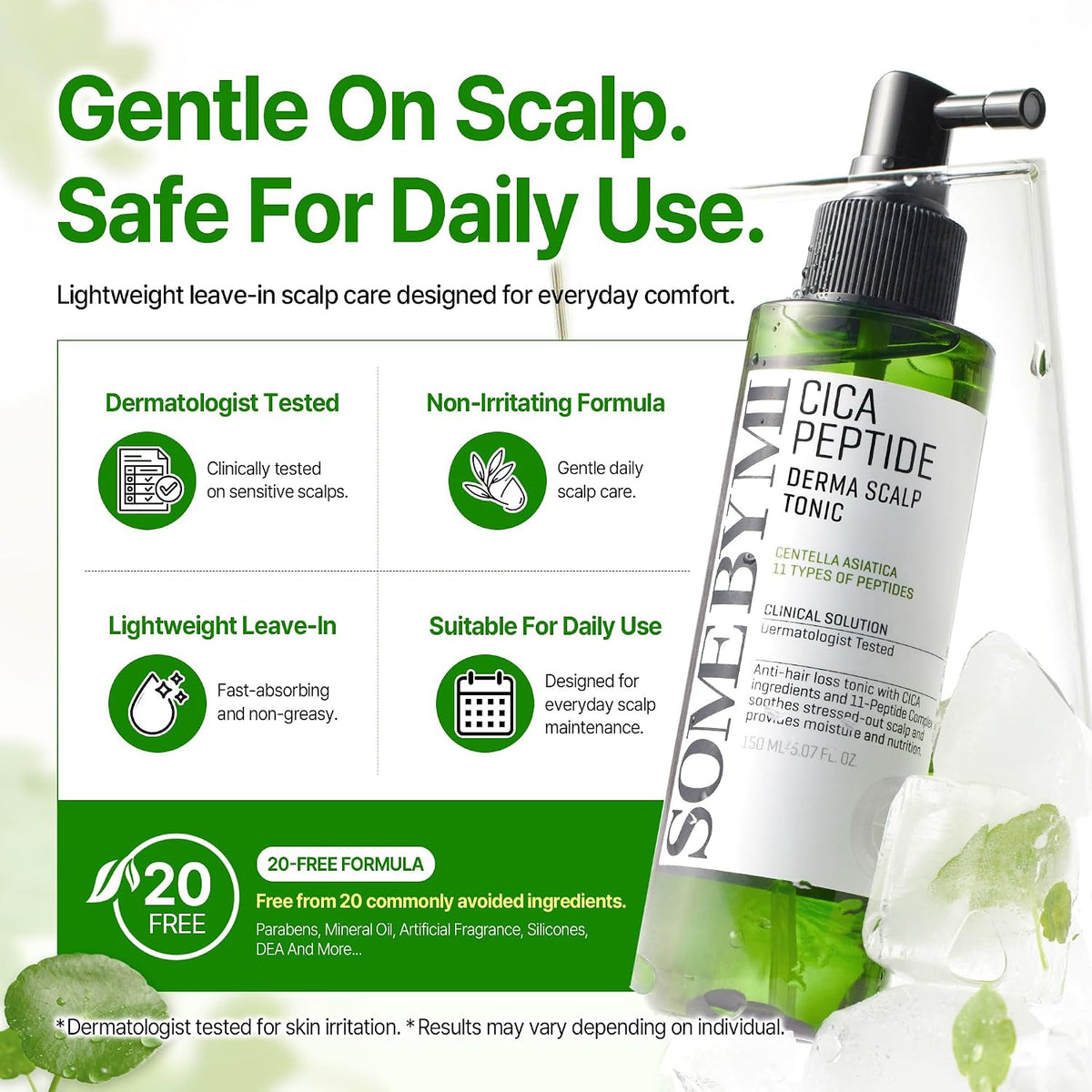 Cica Peptide Derma Scalp Tonic 5.07 fl oz