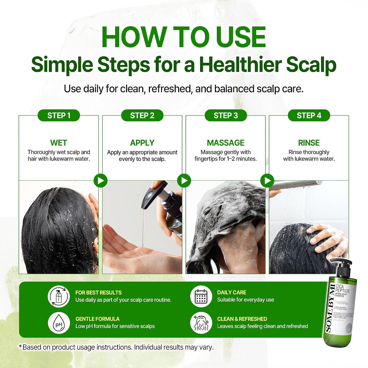 Cica Peptide Derma Scalp Shampoo 9.64 fl oz