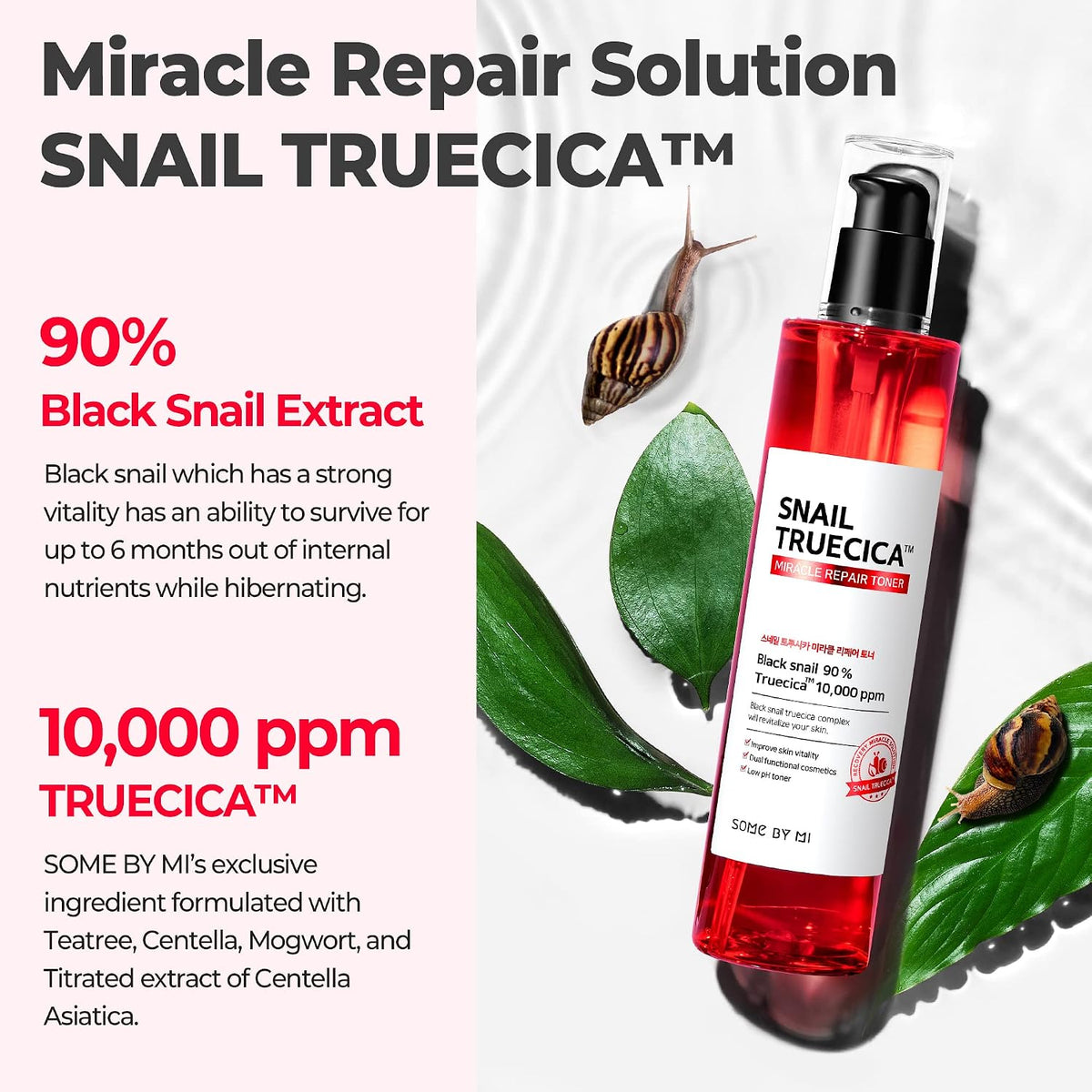 Snail Truecica Miracle Repair Toner 4.6oz